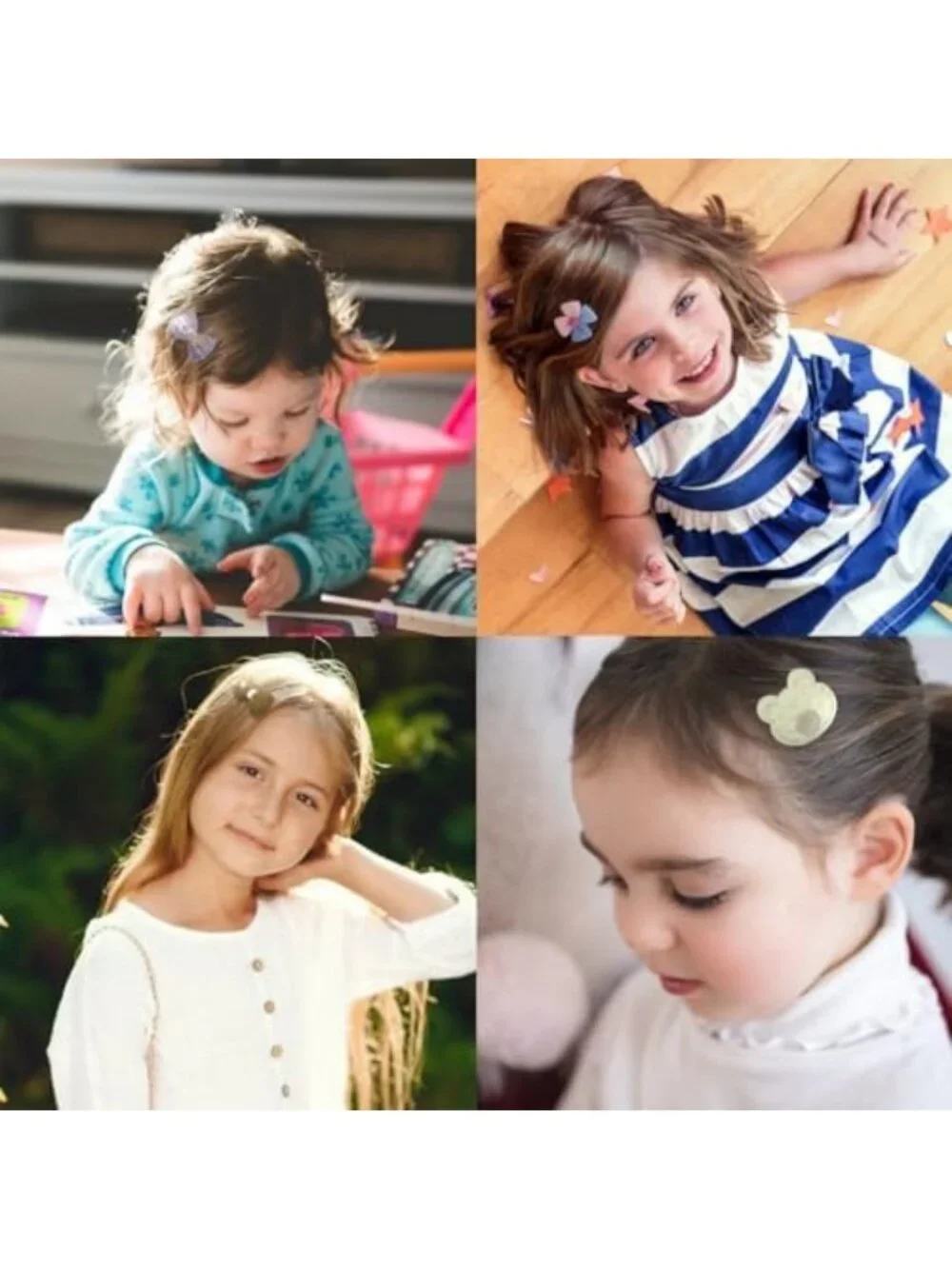 Cute Hair Clips Bundle - 68 Pcs No Slip Assorted Barrettes for Girls & Teens